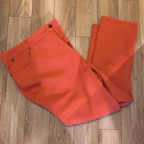 Talbots Denim - NWOT Talbots Jeans in burnt orange